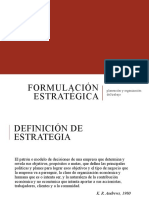 07 - Formulación Estratégica