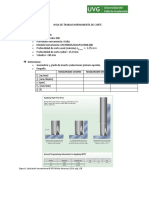 Hoja de Trabajo Herramienta de Corte