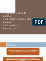 Estructura Del Parrafo