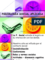 Psicologia Social Aplicada Clase 1