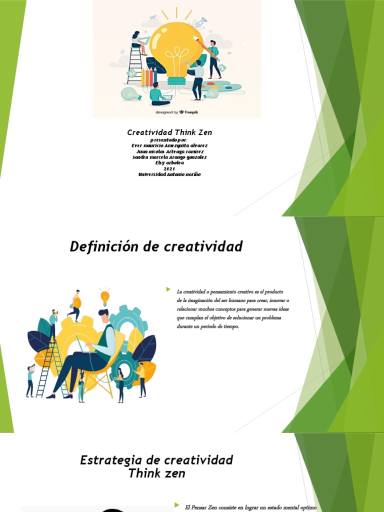 Creatividad Think Zen | PDF | zen | Creatividad