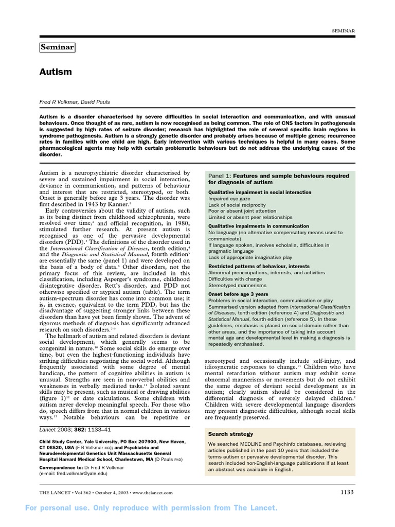 Understanding Autism Spectrum Disorder | PDF | Pervasive Developmental ...