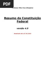 Resumão da Constituição Federal 4.0