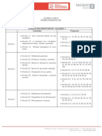 Algebra Lineal Ejercicios Examen 1