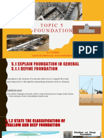 Topic 5 Foundation Dcc30093 Geo