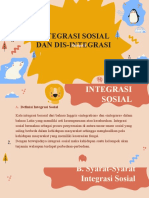 Kelompok 3 - Integrasi Sosial Dan Disintegrasi