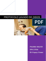 GSS 001 PTC 11 Protocolo Lavado de Oido 1