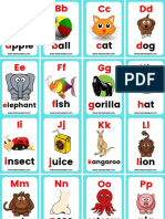 Phonics a to Z Initial Sounds Student Cards