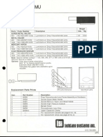 LSI Muirfield Series Luminaire & Parts Sheet 1981