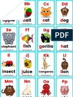 Phonics A To Z Initial Sounds Student Cards