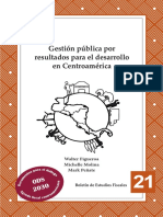 Bef 21gestion Publica Por Resultados para El Desarrollo de Centroamerica