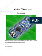 Arduino Nano: User Manual