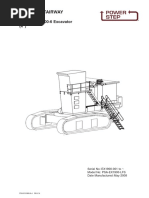 Folding Stairway: Hitachi EX 1900-6 Excavator (4")