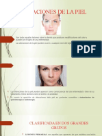 Alteraciones de la piel: clasificación y tipos