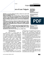 Precipitating Factors of Acne Vulgaris in Females: Original