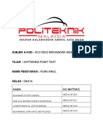 Softening Point Test Psa BM