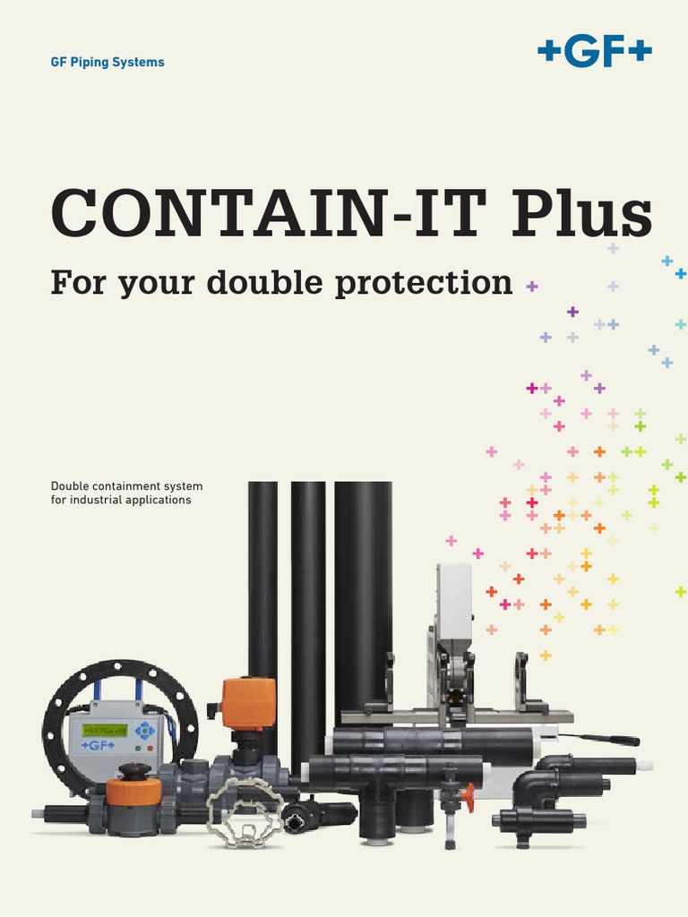 GF Piping Systems Contain-IT PLUS | PDF | Pipe (Fluid Conveyance ...