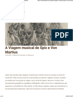 A Viagem Musical de Spix e Von Martius | Musica Brasilis
