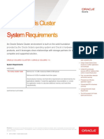 Oracle Solaris Cluster 4 (Oracle Solaris 11) : System Requirements