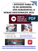 Guía de estudio para exámenes educativos 2021