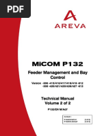 MiCOM P132. Feeder Management and Bay Control. Technical Manual Volume 2 of 2. Version - 416 - 417 - 418 - 421 - 425 - 426