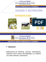 Semana 1 Introduccion - Bromatologia y Nutricion