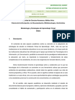 Metodologia y Estrategias Del Aprendizaje Virtual