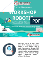 Proposal Workshop Robotik