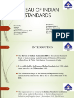 BUREAU OF INDIAN STANDARDS: ROLE AND FUNCTIONS