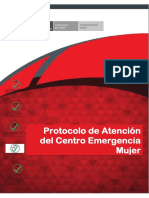 MIMP Protocolo de Atencion Del Centro Emergencia Mujer