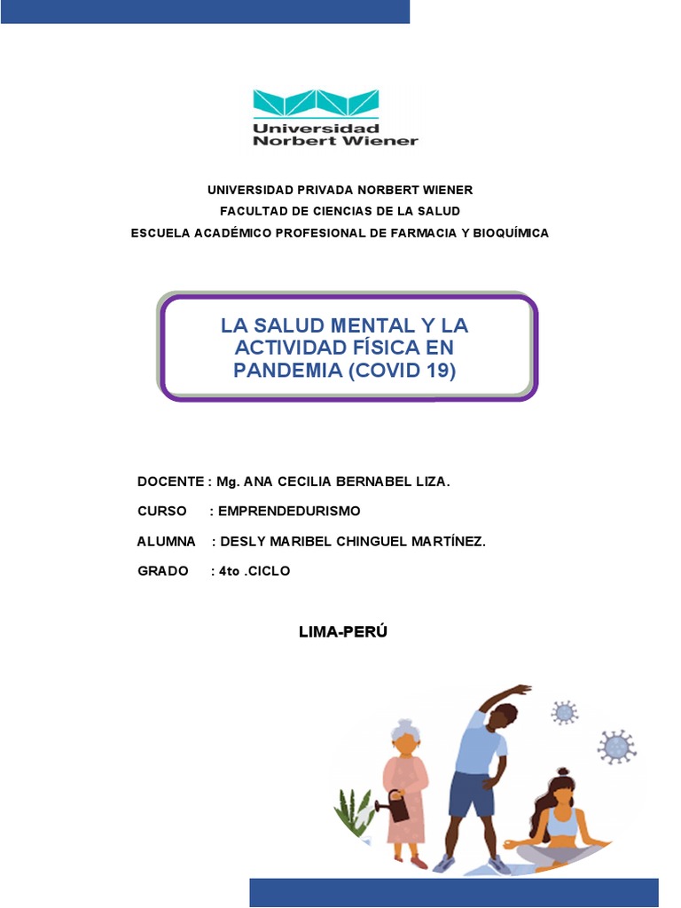 La Salud Mental en Tiempos de Covid 19 | PDF | Estrés (biología) | Ansiedad