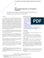 C670-15 Preparing Precision and Bias Statements For Test Methods For Construction Materials