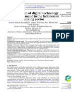 The Adoption of Digital Technology and Labor Demand in The Indonesian Banking Sector