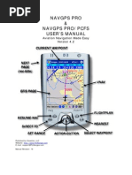 Navgps Pro & Navgps Pro/Pcfs User'S Manual: Aviation Navigation Made Easy