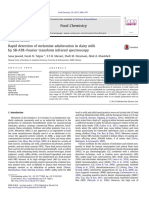 Rapid Detection of Melamine Adulteration in Dairy Milk