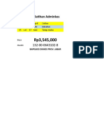 Jadwal Pelatihan Adminkes