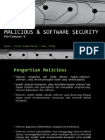 MALICIOUS SOFTWARE SECURITY (Pert6)