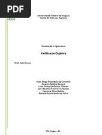 CERTIFICAÇÃO ORGÂNICA