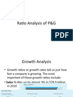 Ratio Analysis of P&G