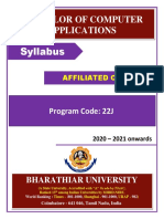 BSC Bca Syllabus 2020 CBSC Patten