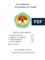 Biologi Praktikum Pembuatan Tempe