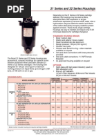 21 Series and 22 Series Housings: Standard Housing Design