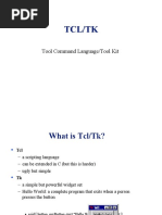 TCL/TK: Tool Command Language/Tool Kit