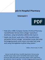Work Analysis In Hospital Pharmacy ( Kelp 4 )
