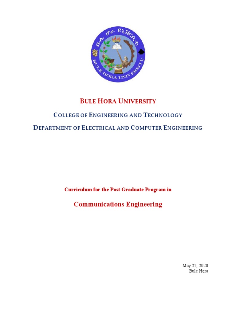 MSc in Communications Engineering Curriculum | PDF | Communications ...
