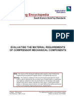 Evaluating The Material Requirements of Compressor Mechanical Components