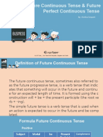 Future Continuous Tense