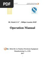 13-5m Annular Bop Operation Manual | PDF | Screw | Piston