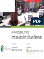 Implementation: Urban Renewal: Economic Development