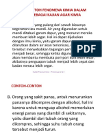 Contoh-Contoh Fenomena Kimia Yg Menarik